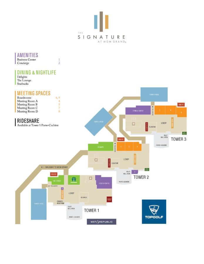 Mgm Signature-34-821 1Br2Ba F1 Strip View Balcony Las Vegas Ngoại thất bức ảnh